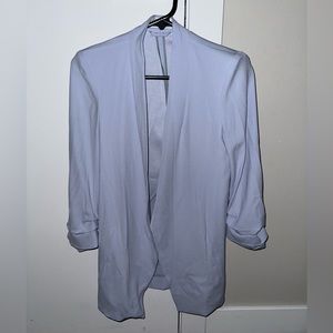 Aritzia Babaton Power Crepe Blazer NWOT size 0 Cement Blue / Baby Blue